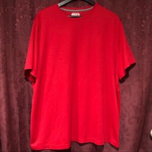 Red Lightweight Dri Fit Workout Shirt